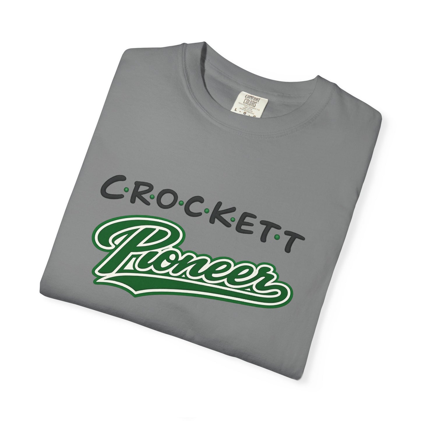 Crockett Pioneer Custom Design Shirt - Unisex Garment-Dyed T-shirt