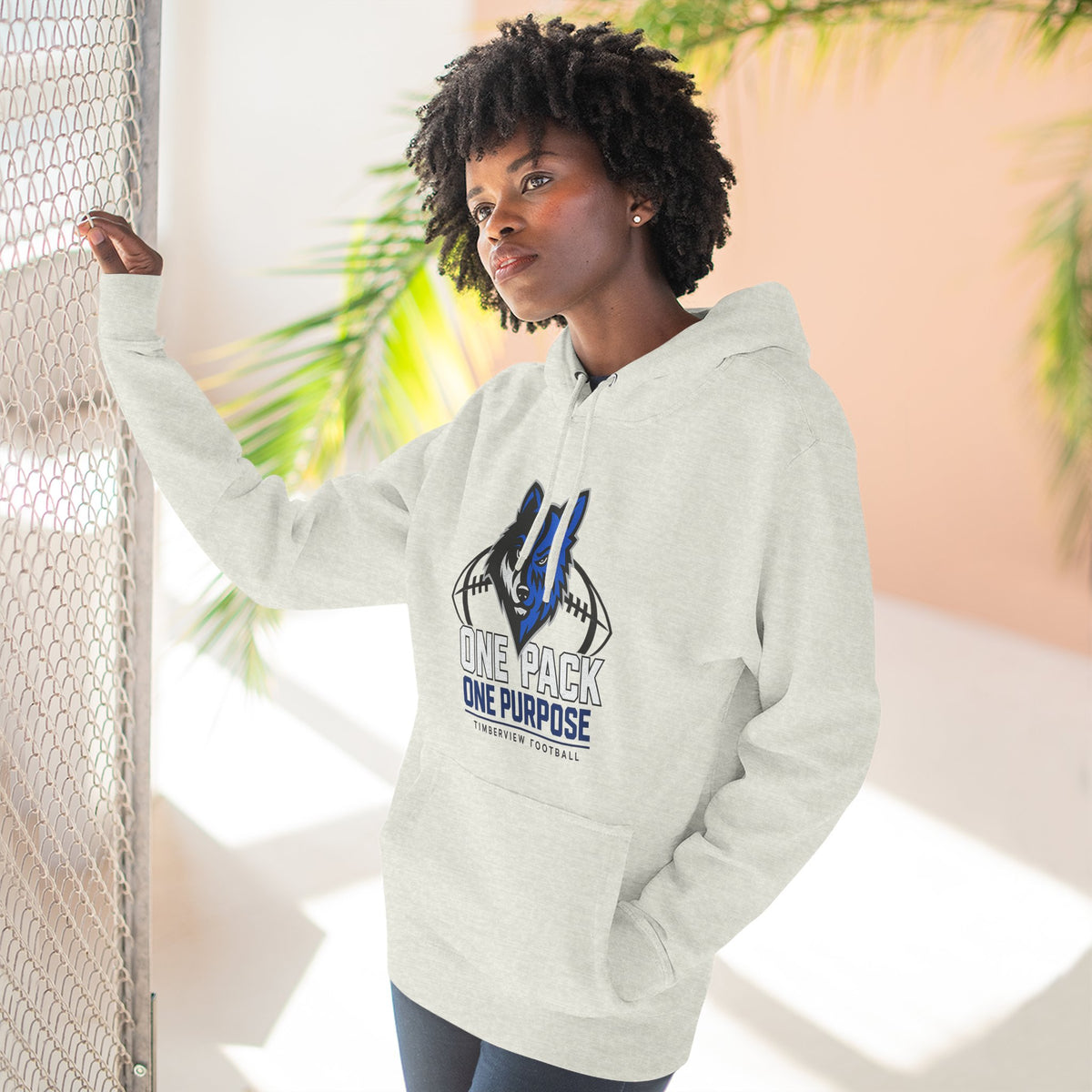 Custom Three-Panel Fleece Hoodie