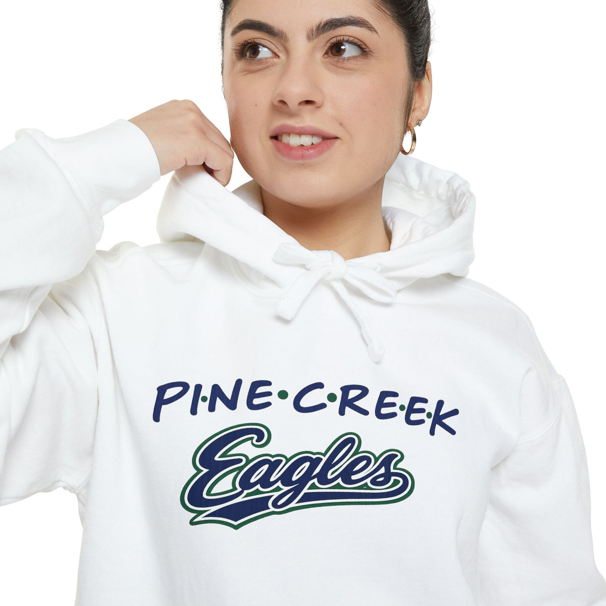 Pine Creek Custom Hoodie - Unisex Garment-Dyed Hoodie