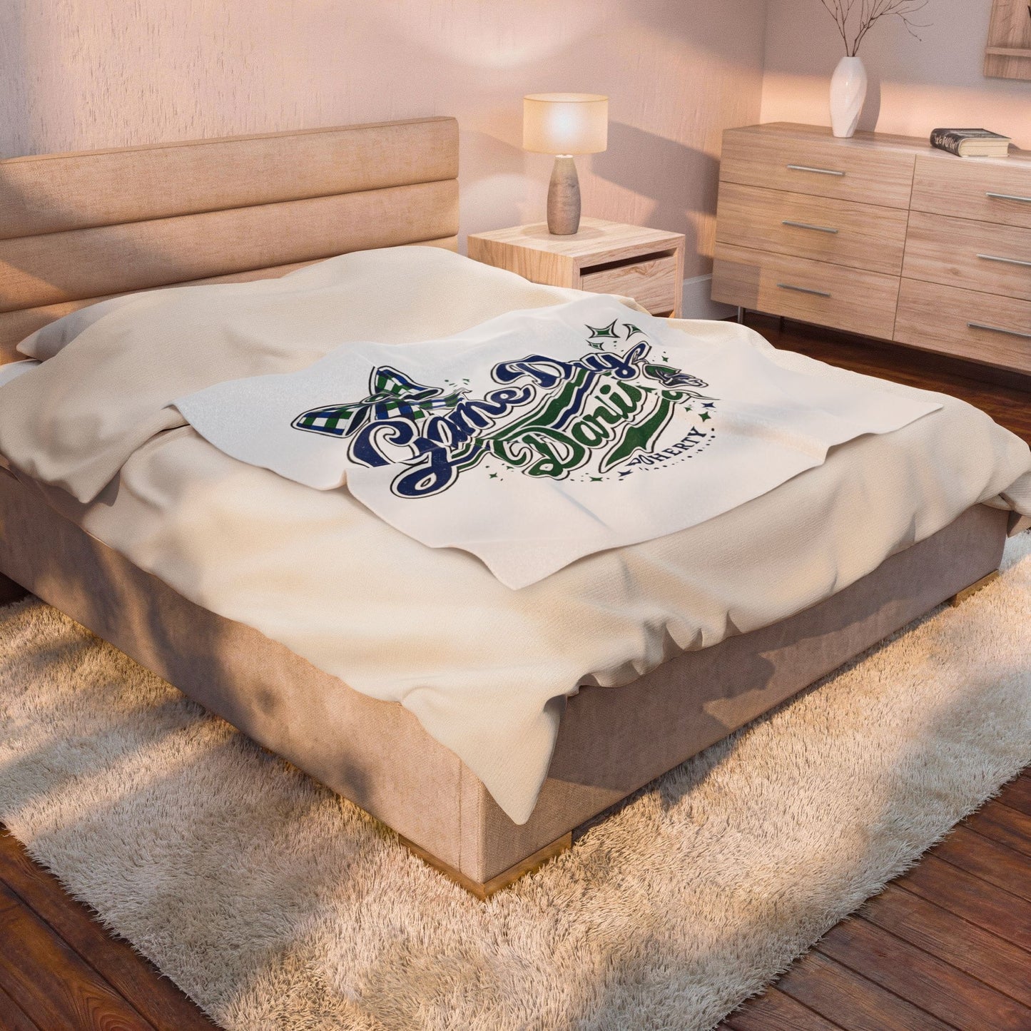 Custom - Velveteen Plush Blanket