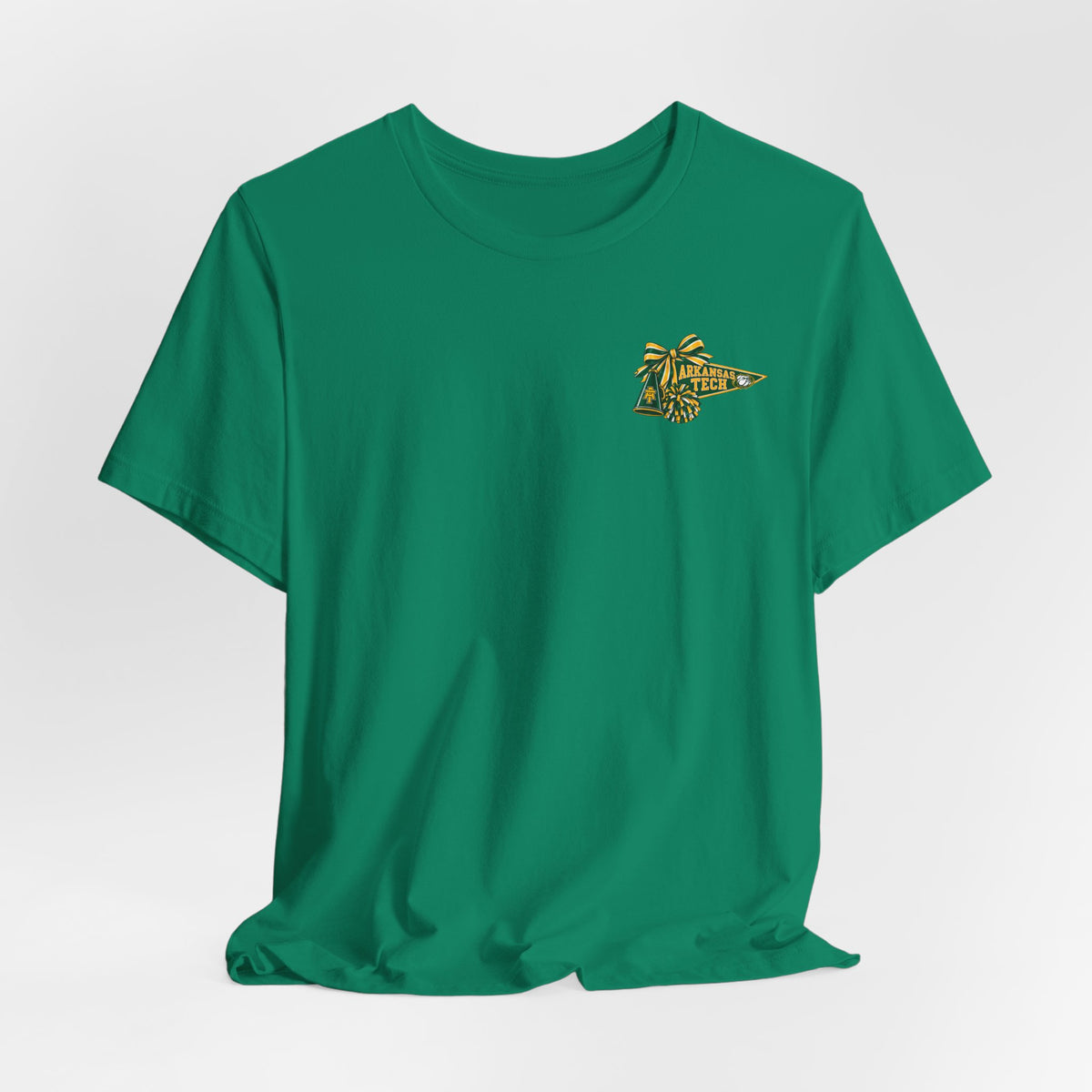 Friday Night Lights Cheer T-Shirt — “She Cheers, She Marches, I Just Try to Keep Up” — Marching Band & Cheer Mom Tee