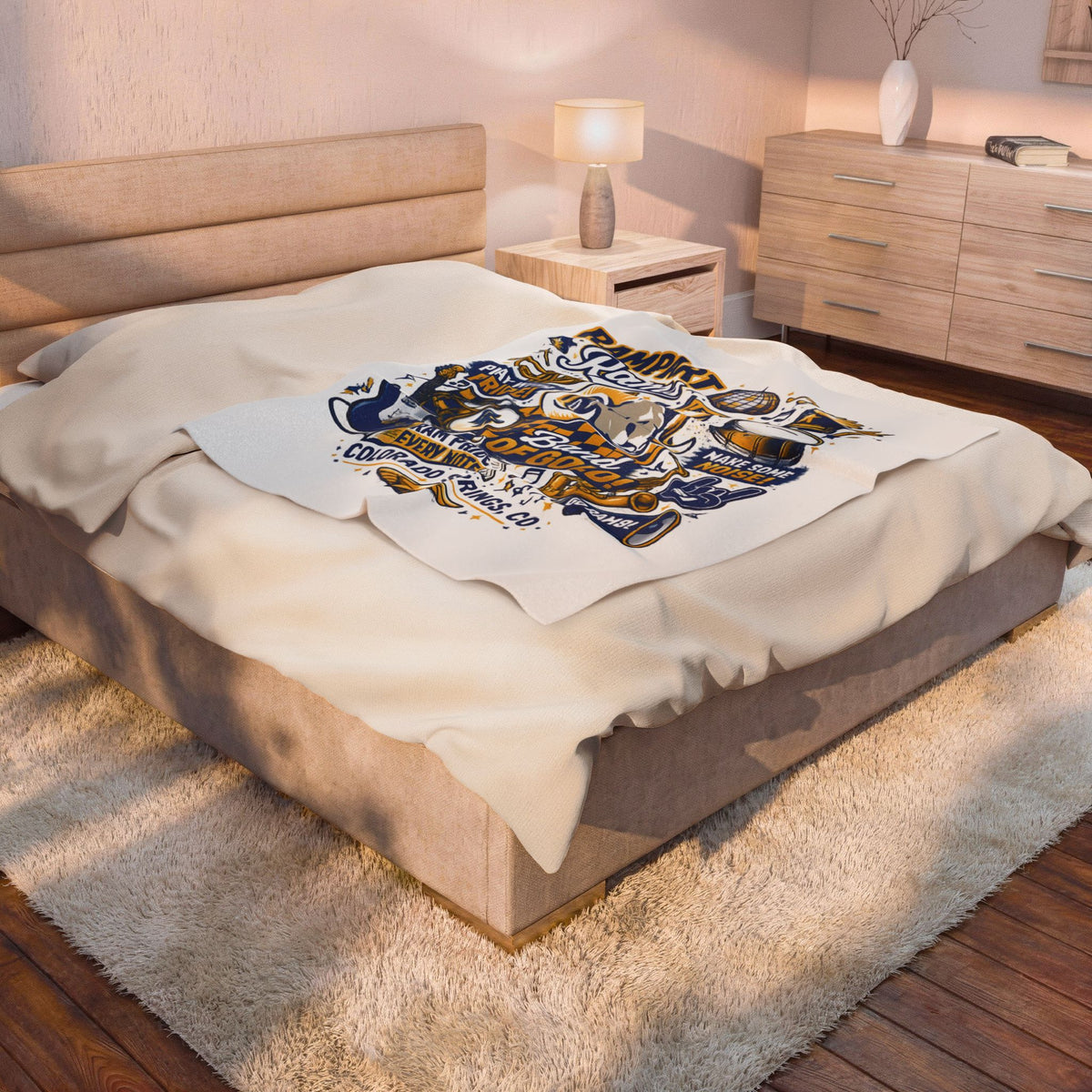 Custom - Velveteen Plush Blanket