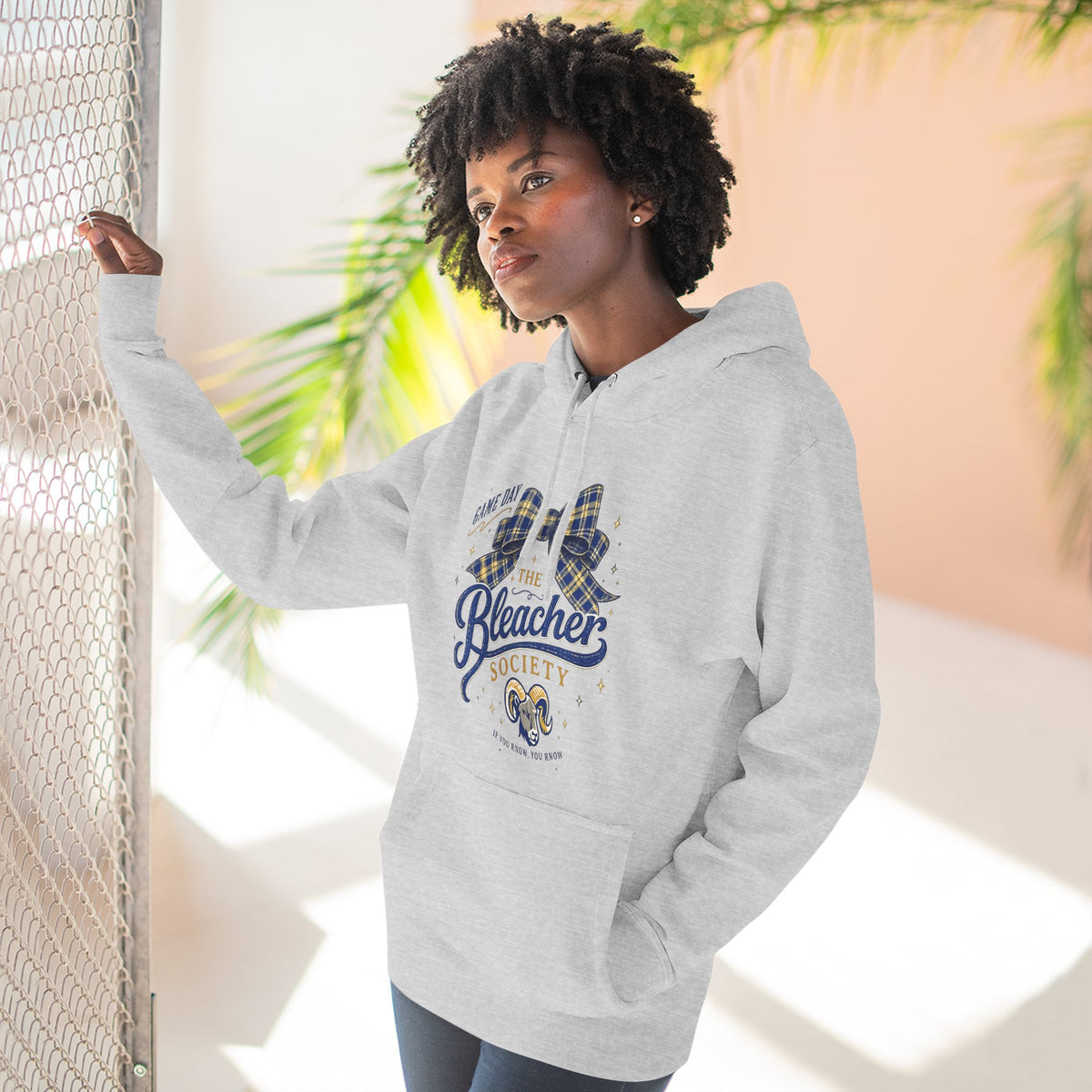 Custom -Three-Panel Fleece Hoodie