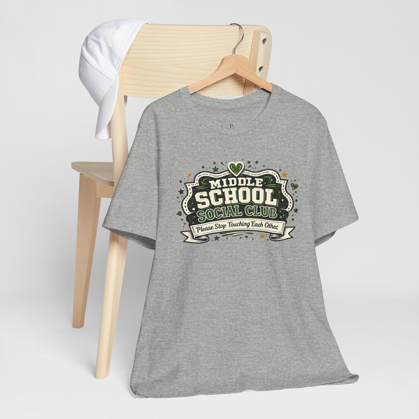 Middle School Social Club Unisex Jersey Short Sleeve Tee