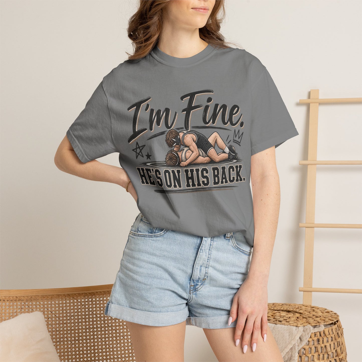 I'm Fine - Unisex Garment-Dyed T-shirt