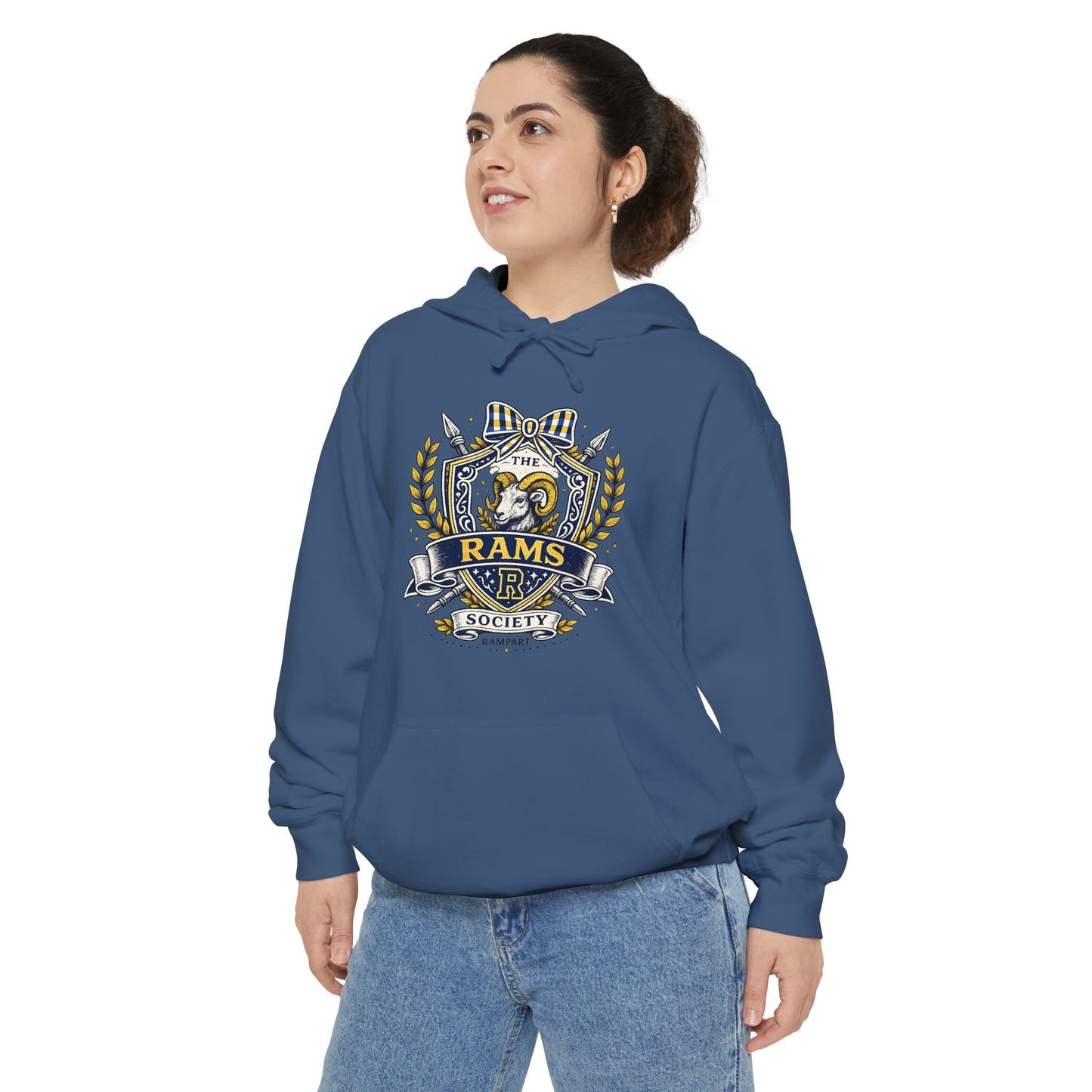 Rampart Custom Hoodie - Unisex Garment-Dyed Hoodie