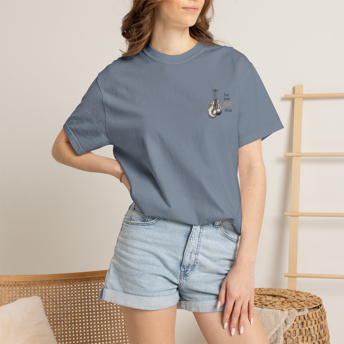 Fighting the Good Fight Grit & Grace collection -Unisex Garment-Dyed T-shirt
