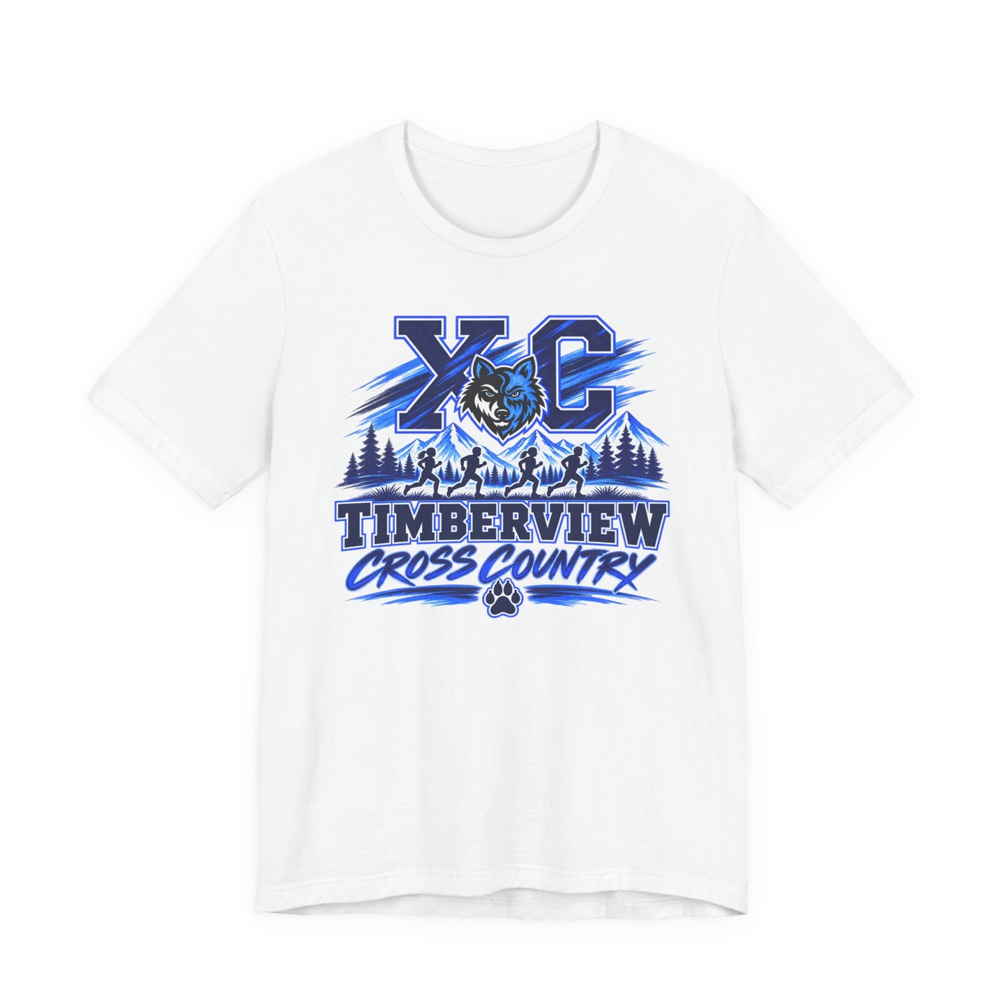 Timberview Cross Country XC Team T-Shirt — School Track & Running Tee