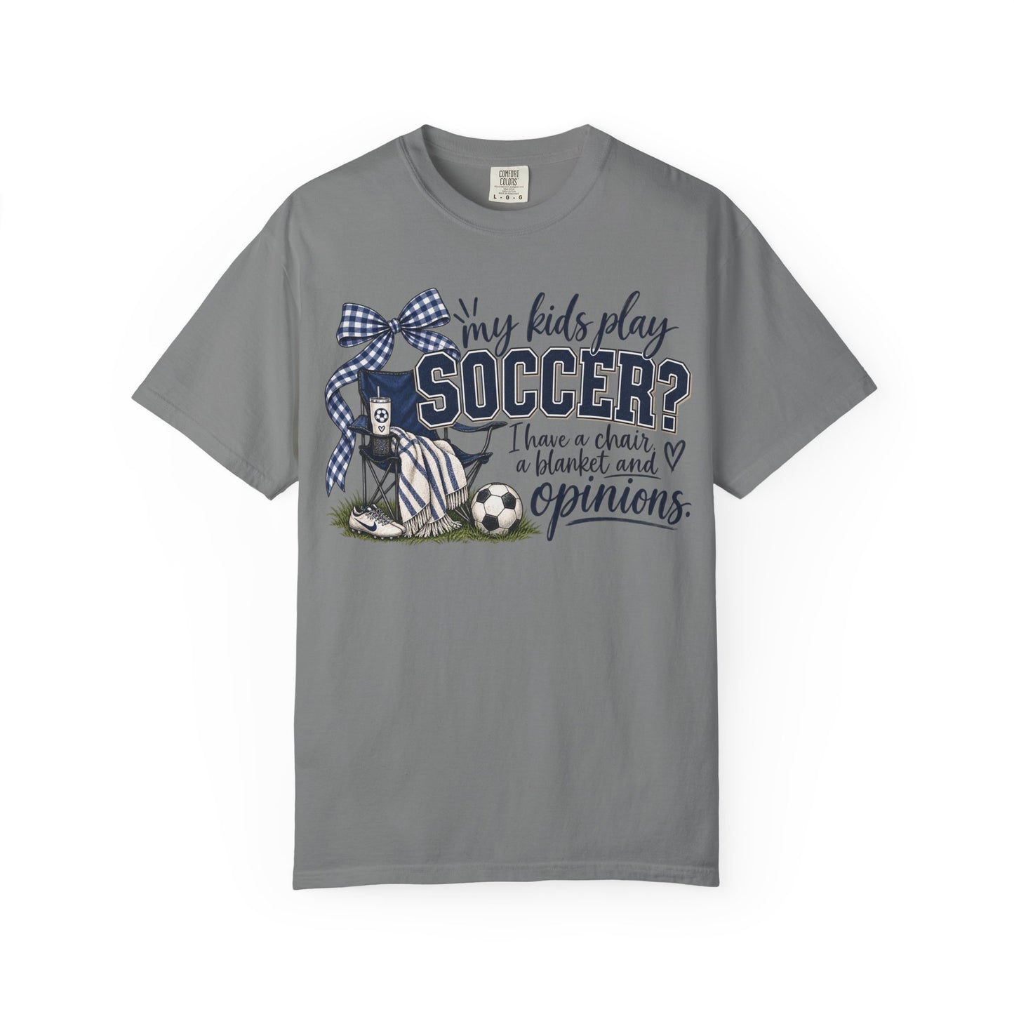 My Kid Plays Soccer - Unisex Garment-Dyed T-shirt