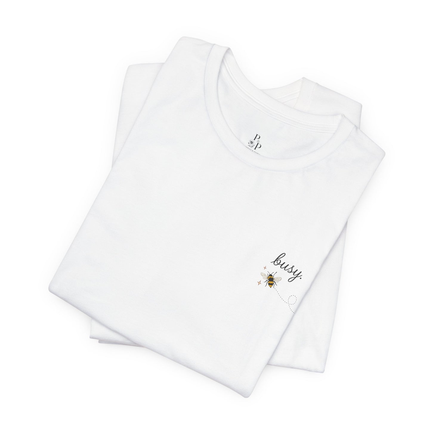 Busy. Be Still. Faith Graphic Tee Unisex Jersey Short Sleeve Tee