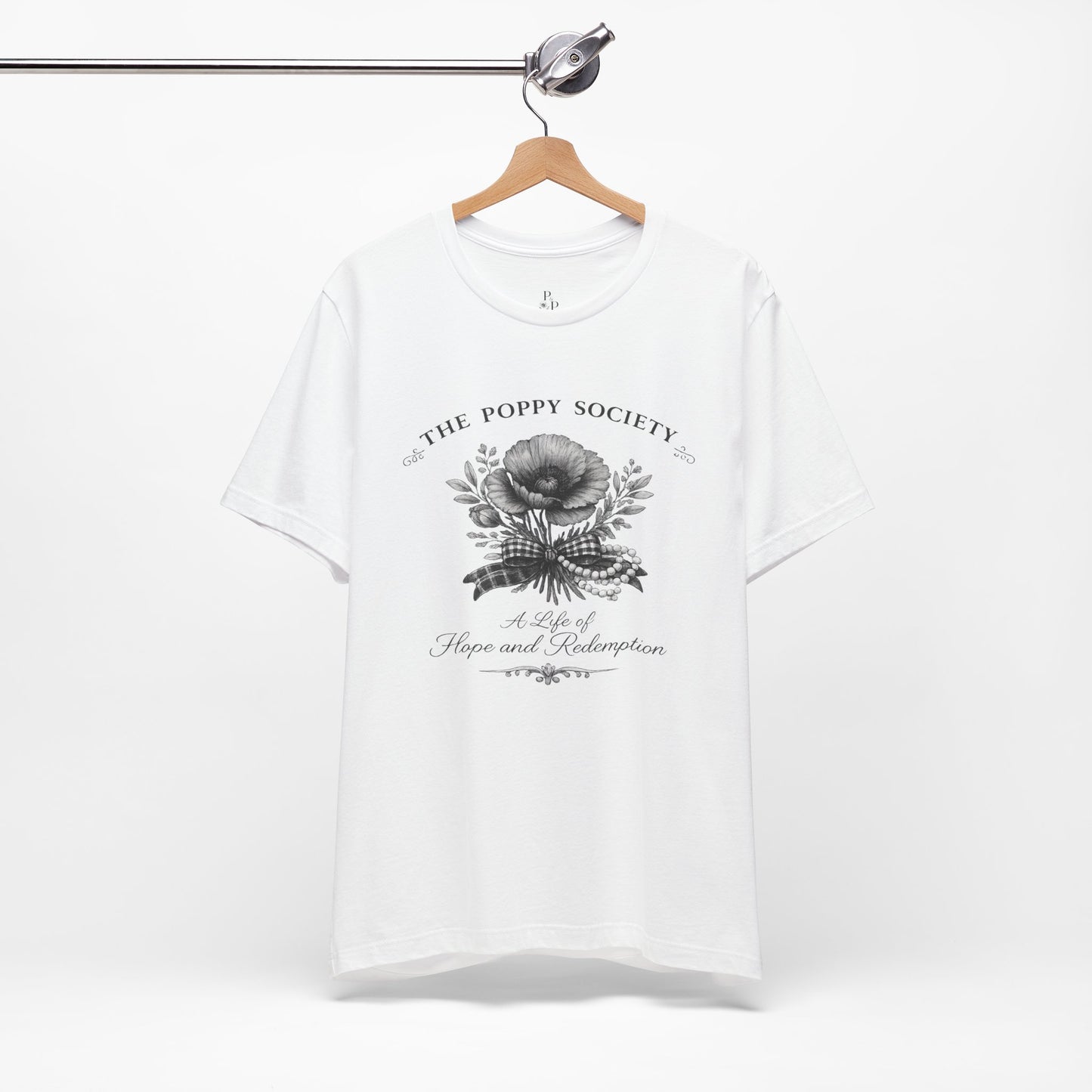 The Poppy Society Mono color Unisex Jersey Short Sleeve Tee