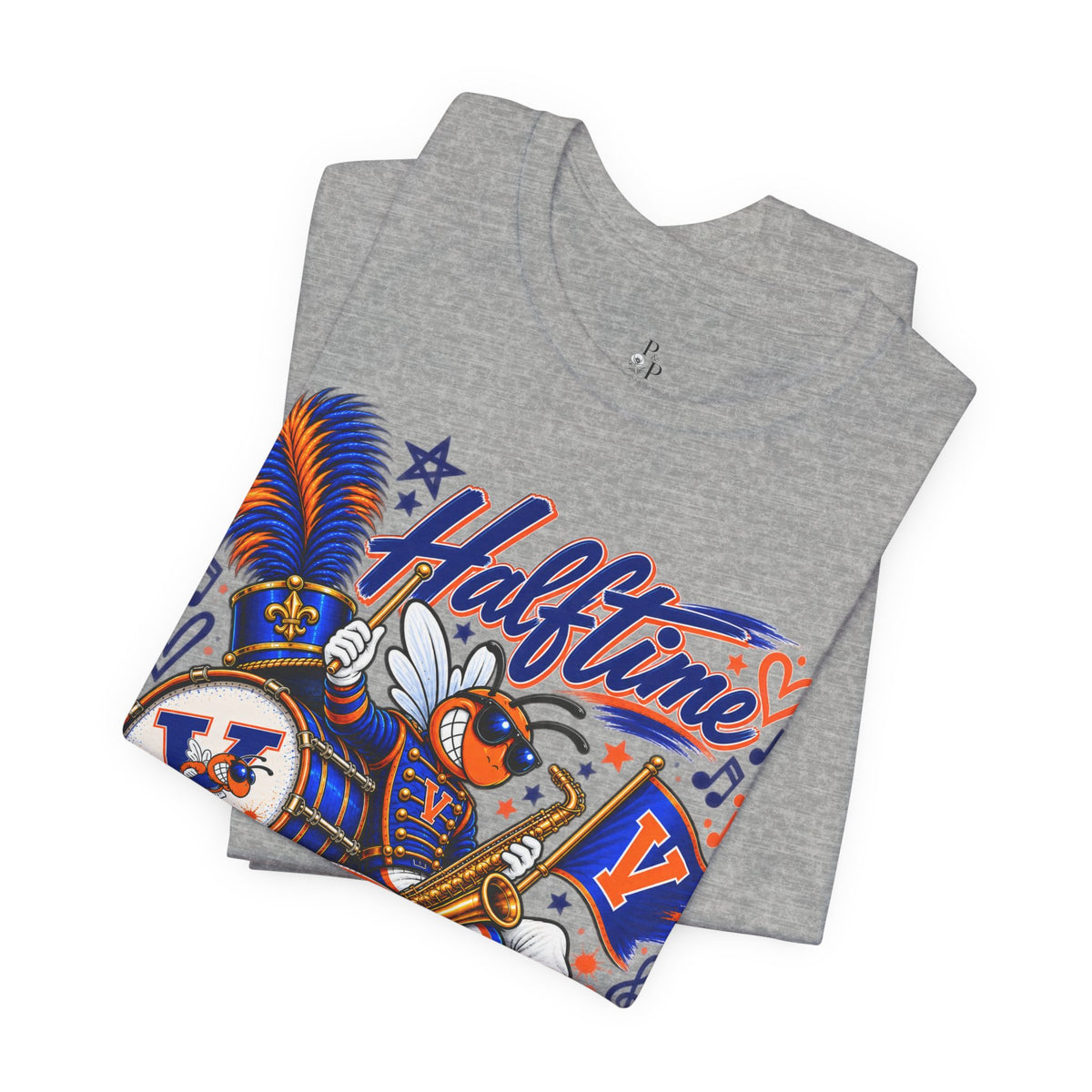 Halftime Is the Main Event Shirt | Marching Band Mom Tee | Band Parent Shirt | Saxophone Band Shirt | Personalized School Spirit Tee