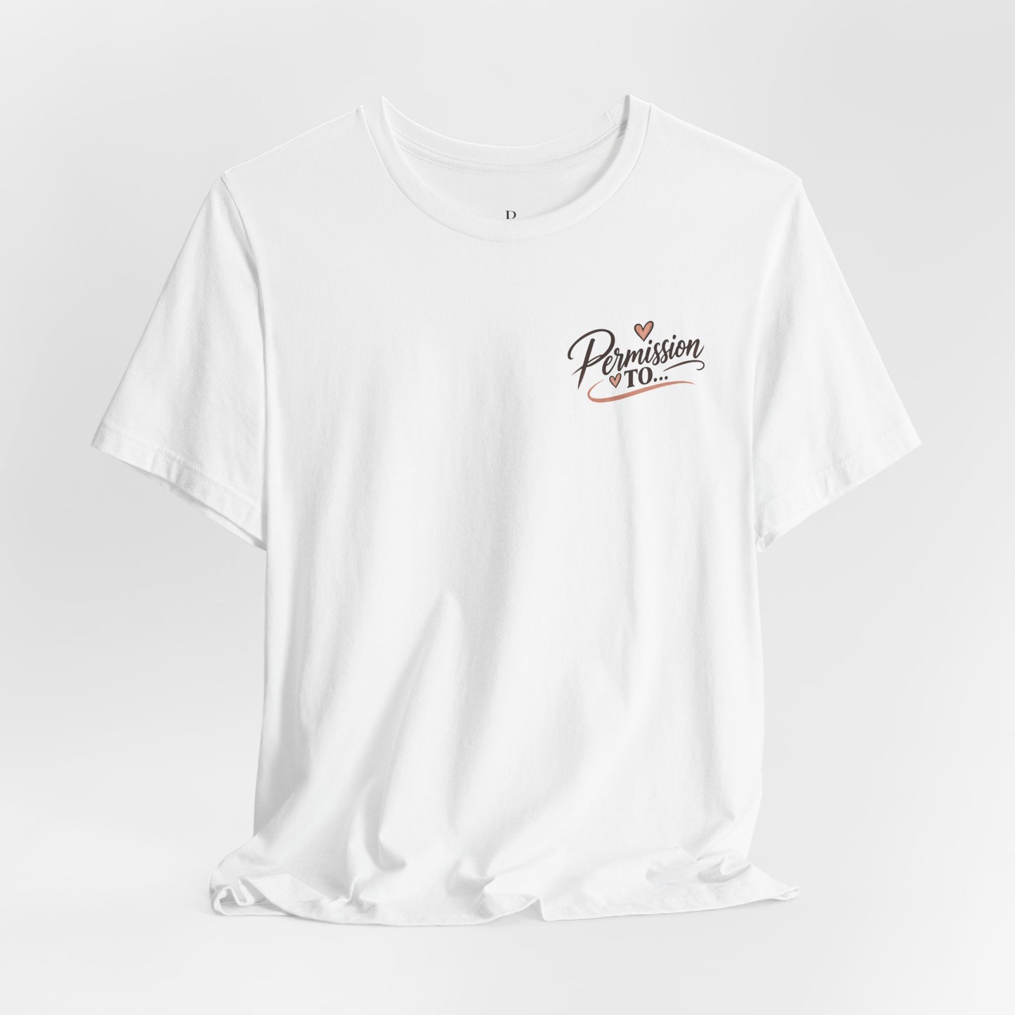 Escape Reality Fox T-Shirt — Cute Fox Traveler Graphic Tee ("Permission to Escape Reality")