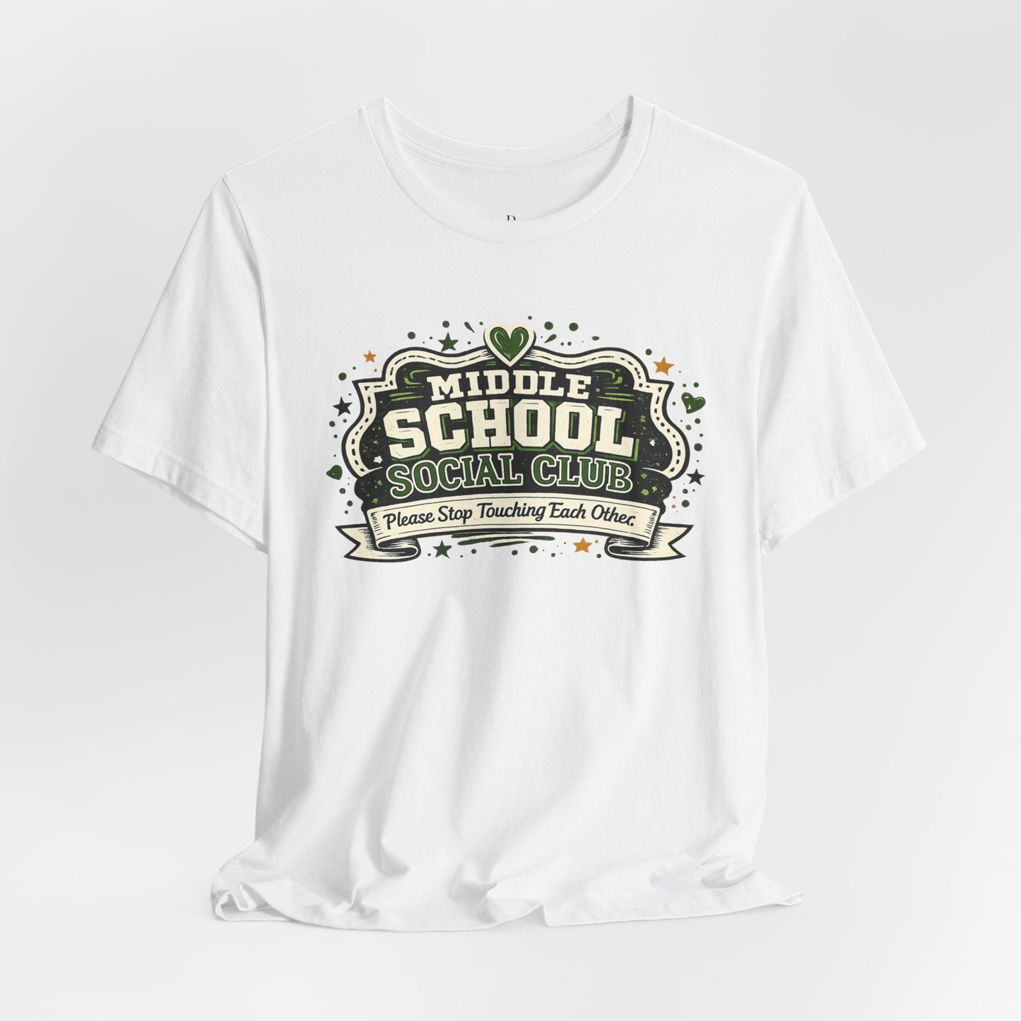 Middle School Social Club Unisex Jersey Short Sleeve Tee