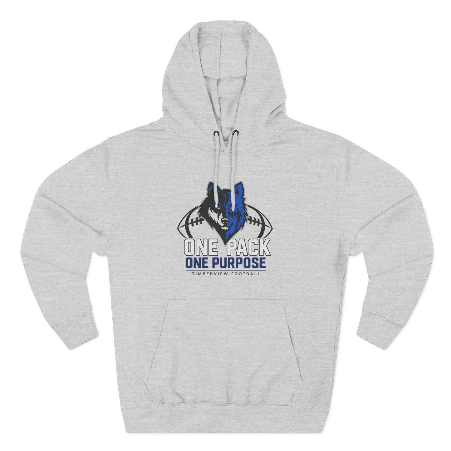 Custom Three-Panel Fleece Hoodie