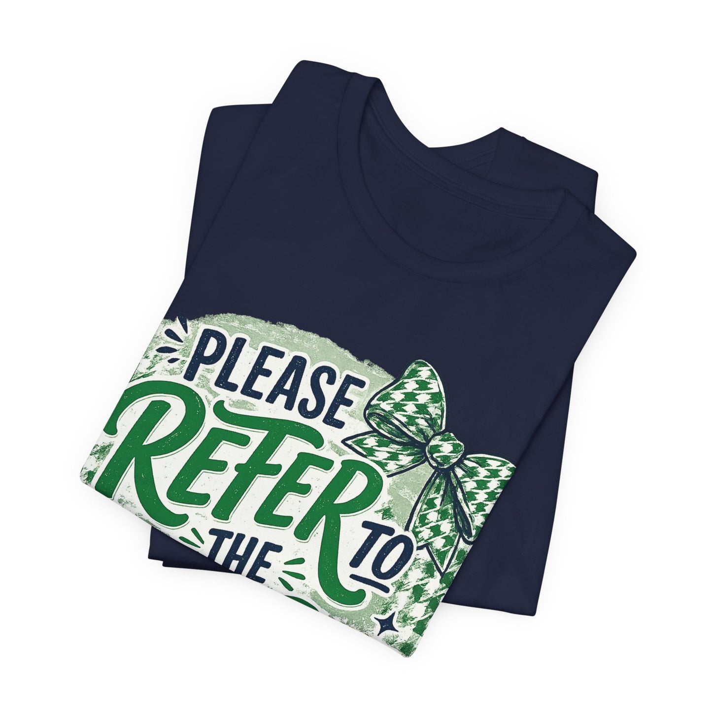 Refer to the Syllabus-Unisex Jersey Short Sleeve Tee