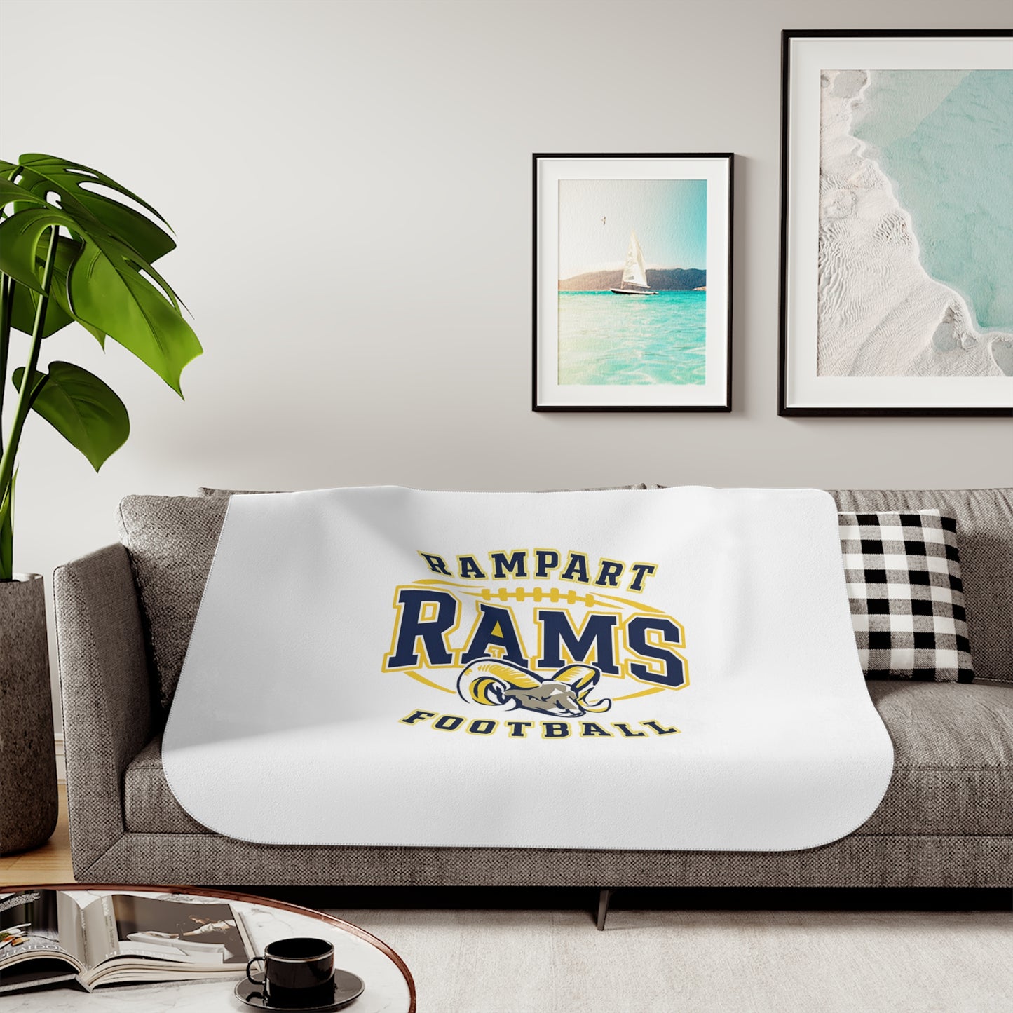 Rams Custom - Sherpa Blanket