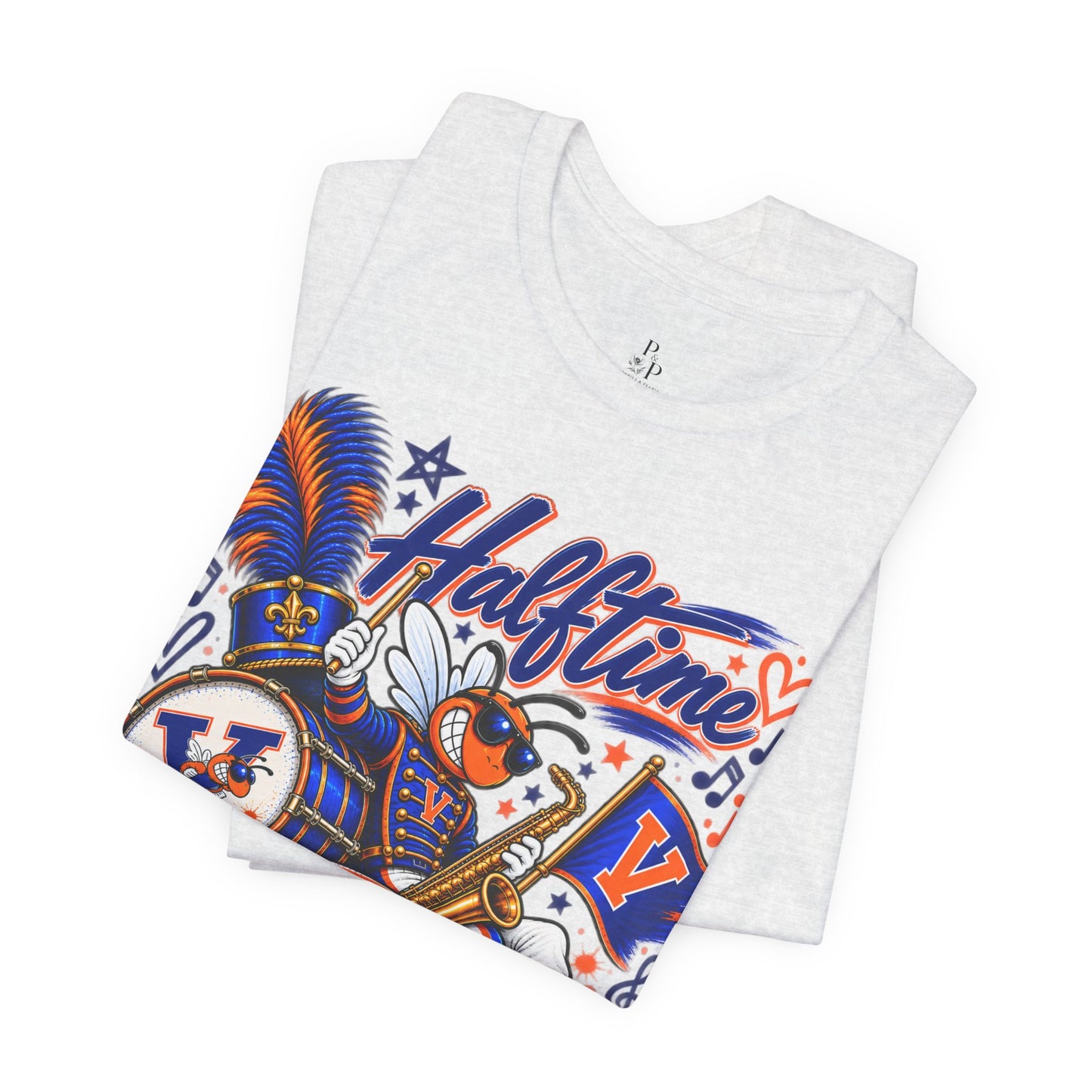 Halftime Is the Main Event Shirt | Marching Band Mom Tee | Band Parent Shirt | Saxophone Band Shirt | Personalized School Spirit Tee