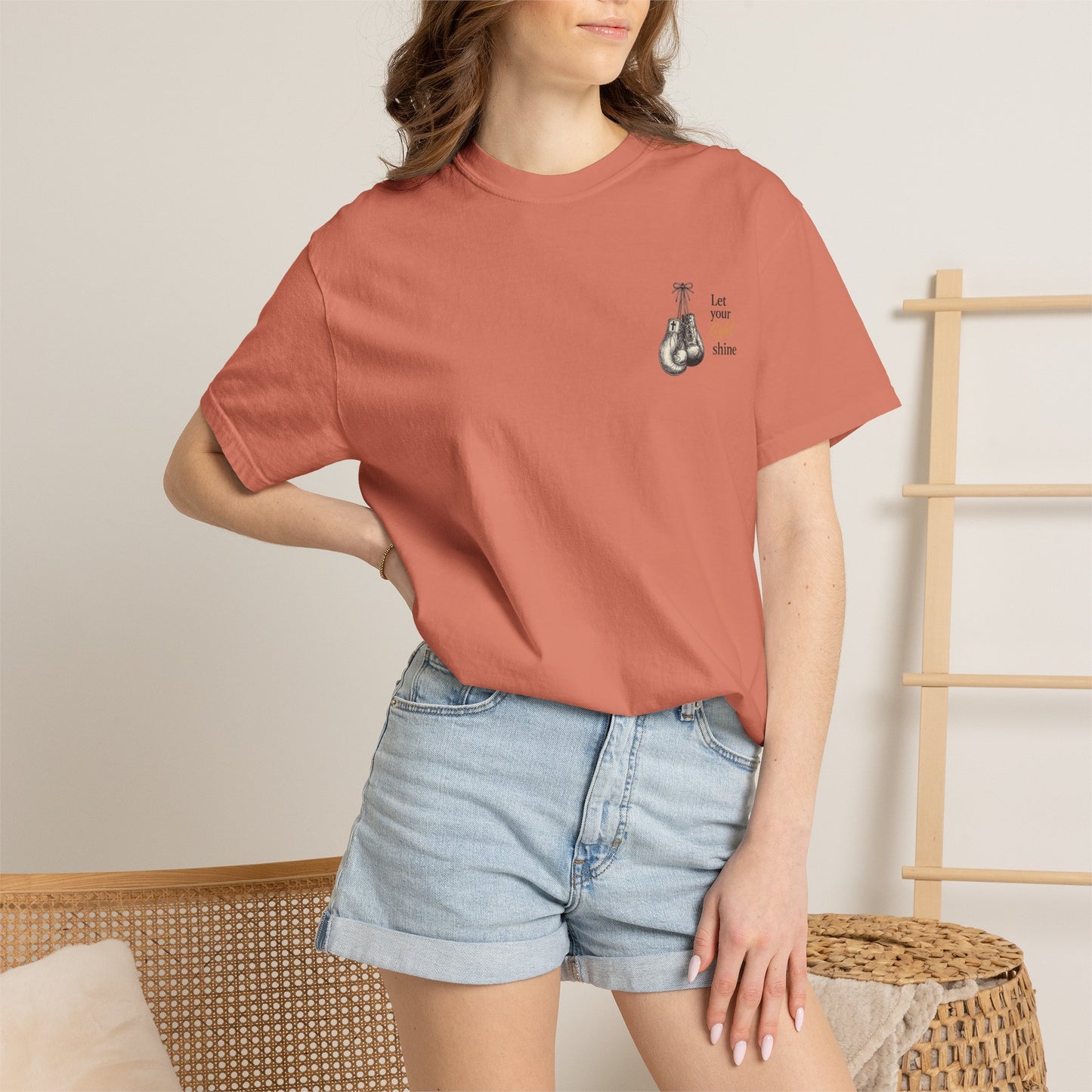 Fighting the Good Fight Grit & Grace collection -Unisex Garment-Dyed T-shirt