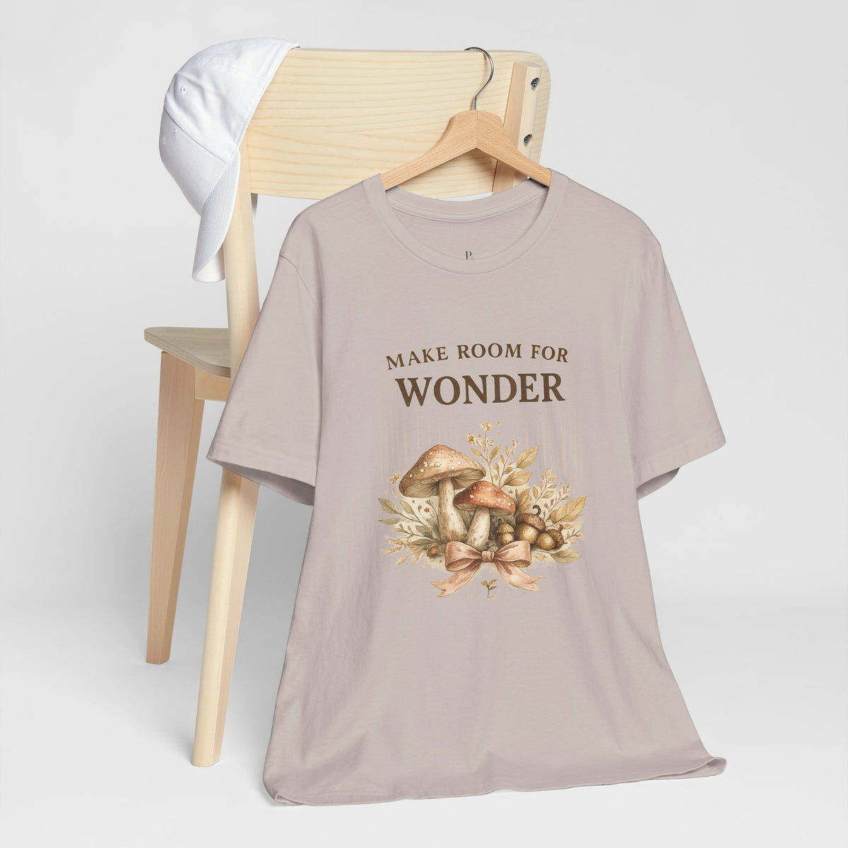 Make Room for Wonder T-Shirt — Botanical Mushroom Graphic Tee
