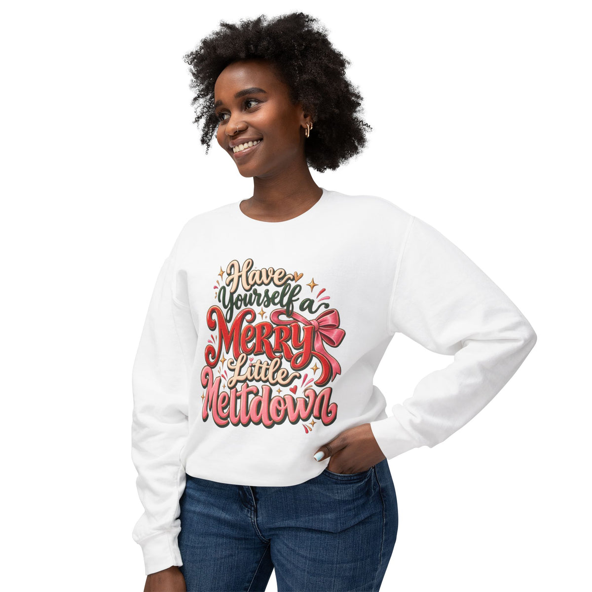 Have Yourself a Merry Little Melltown Sweatshirt | Christmas Typography