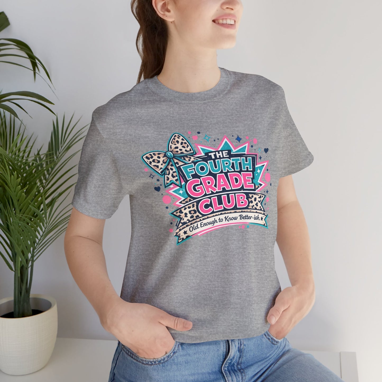 Fourth Grade Club - Unisex Jersey Short Sleeve Tee