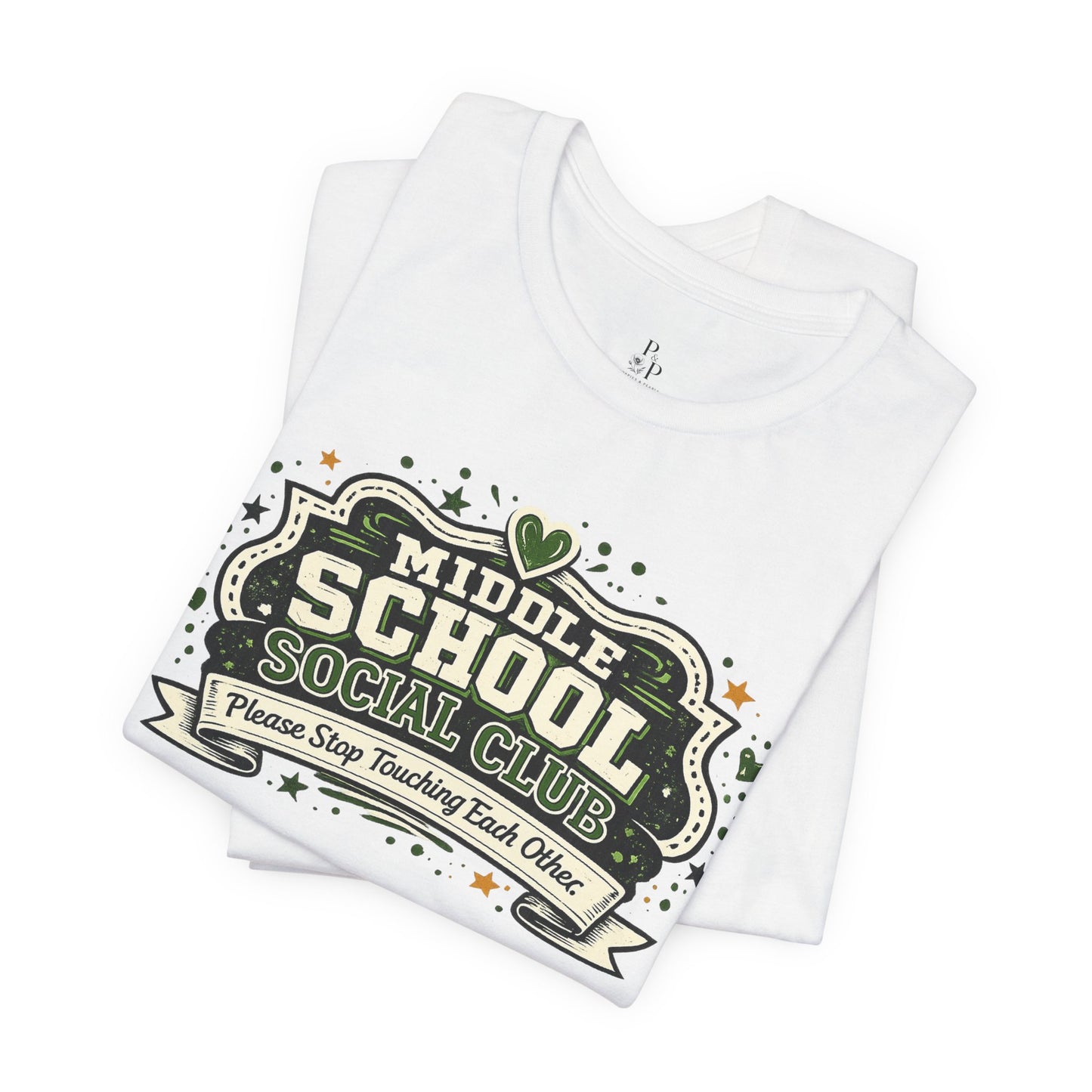 Middle School Social Club Unisex Jersey Short Sleeve Tee
