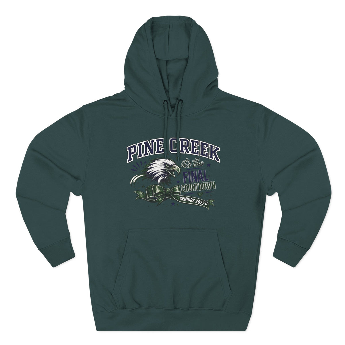 Pine Creek Custom Senior Three-Panel Fleece Hoodie