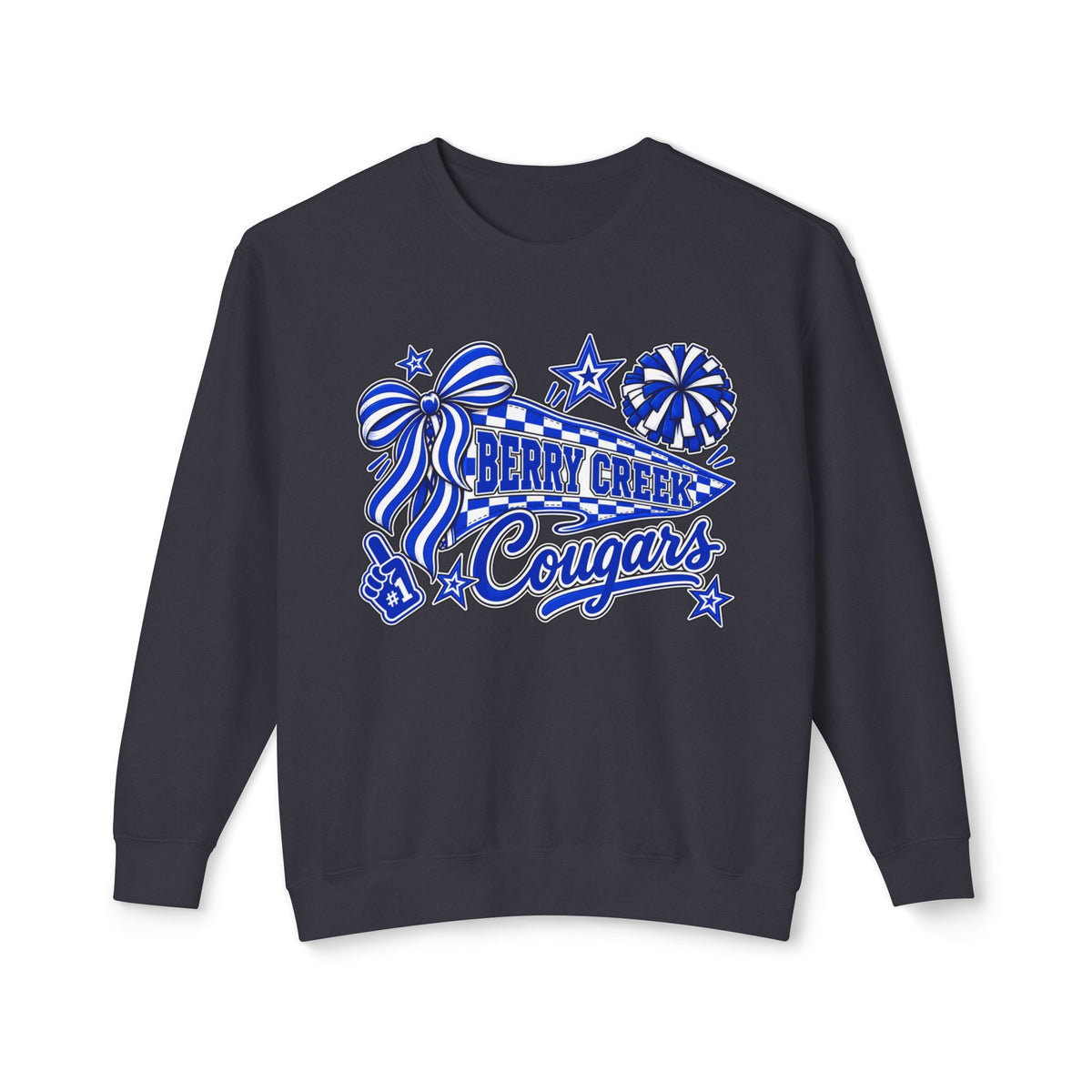 Berry Creek Custom Adult Unisex Lightweight Crewneck Sweatshirt