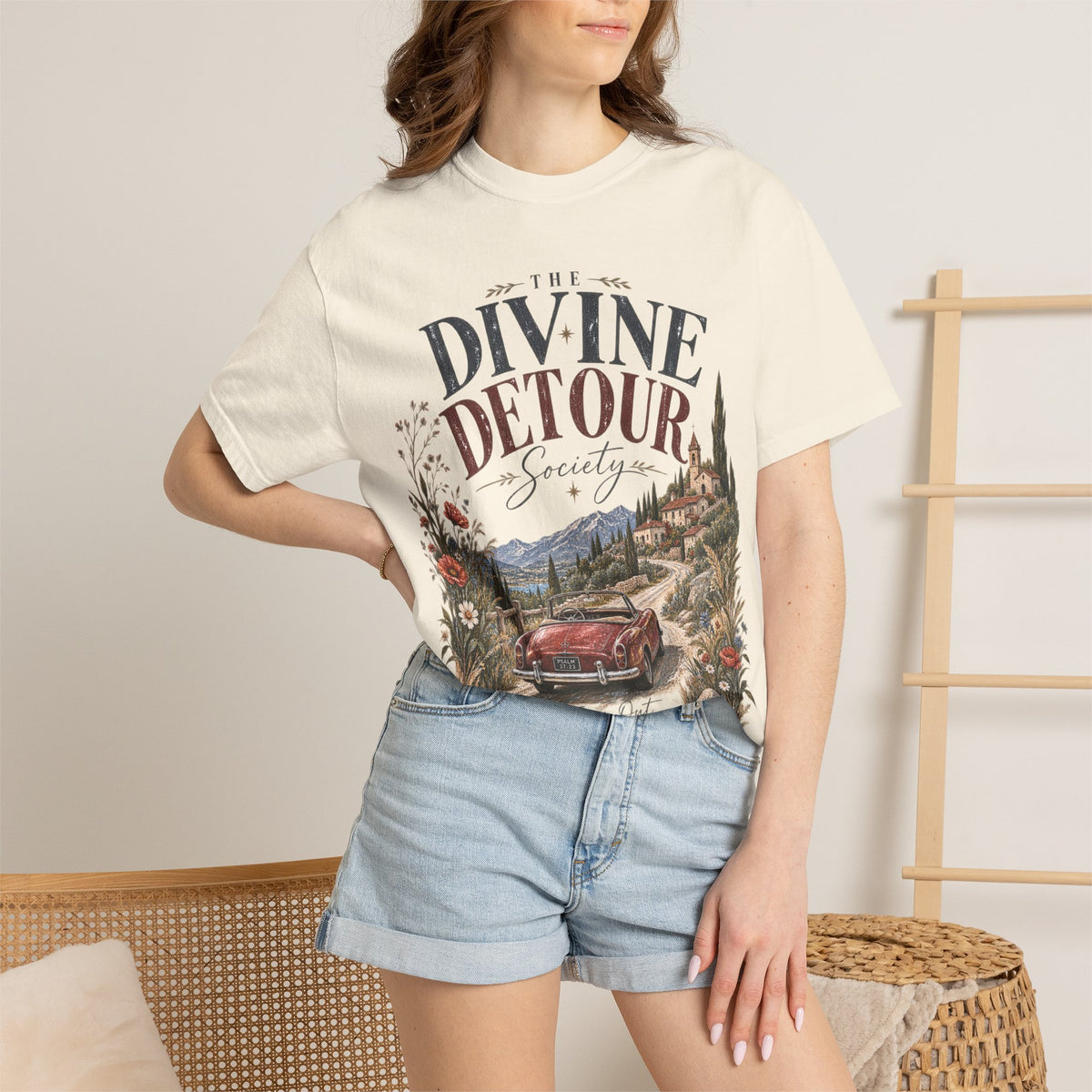 Divine Detour Vintage Road Trip T-Shirt