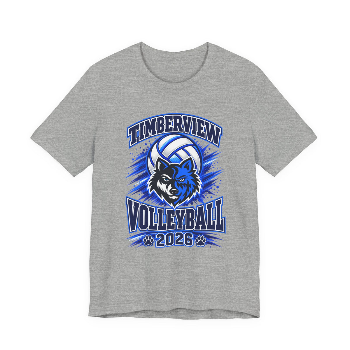 Timberview Volleyball 2026 Wolf Team T-Shirt