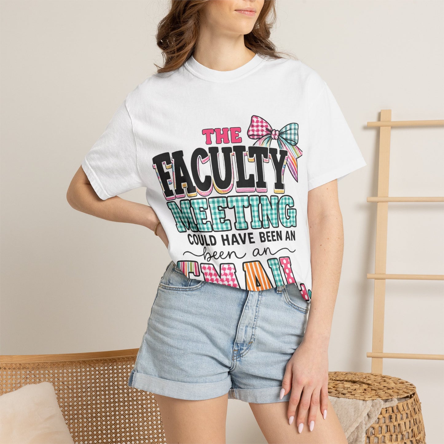 The Faculty Meeting - Unisex Garment-Dyed T-shirt