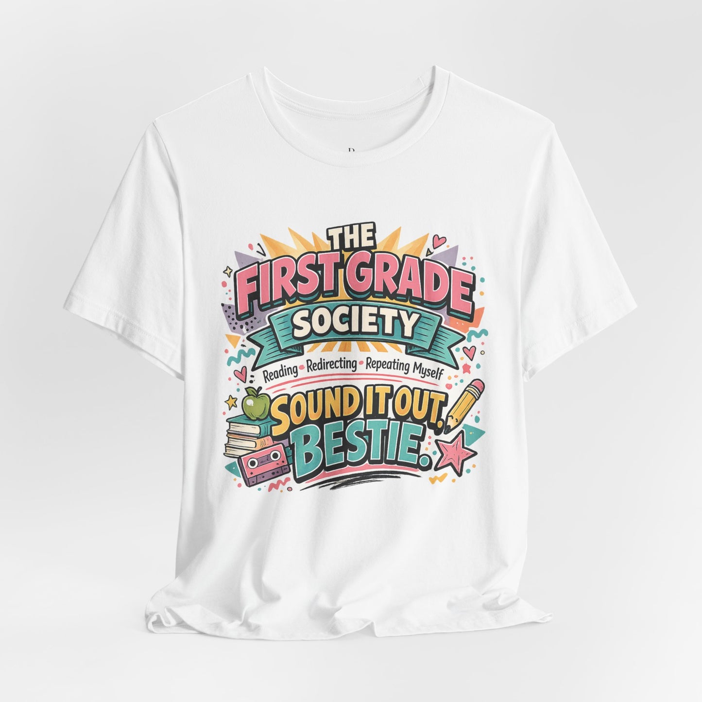 Sound it out Bestie - Unisex Jersey Short Sleeve Tee