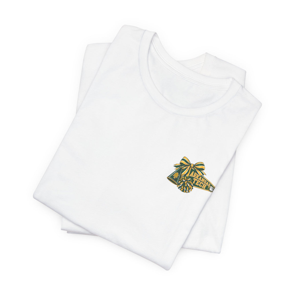 Friday Night Lights Cheer T-Shirt — “She Cheers, She Marches, I Just Try to Keep Up” — Marching Band & Cheer Mom Tee