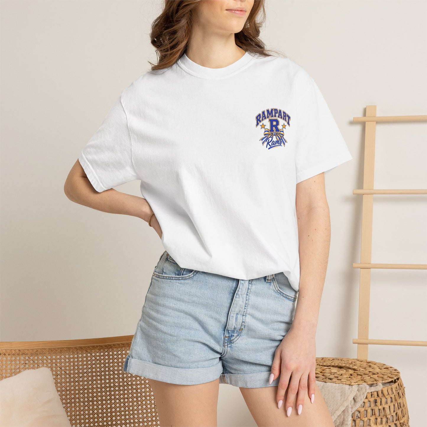 Rampart High School Football T-Shirt – 'Meet Me at the 50 Yard Line' Team Tee