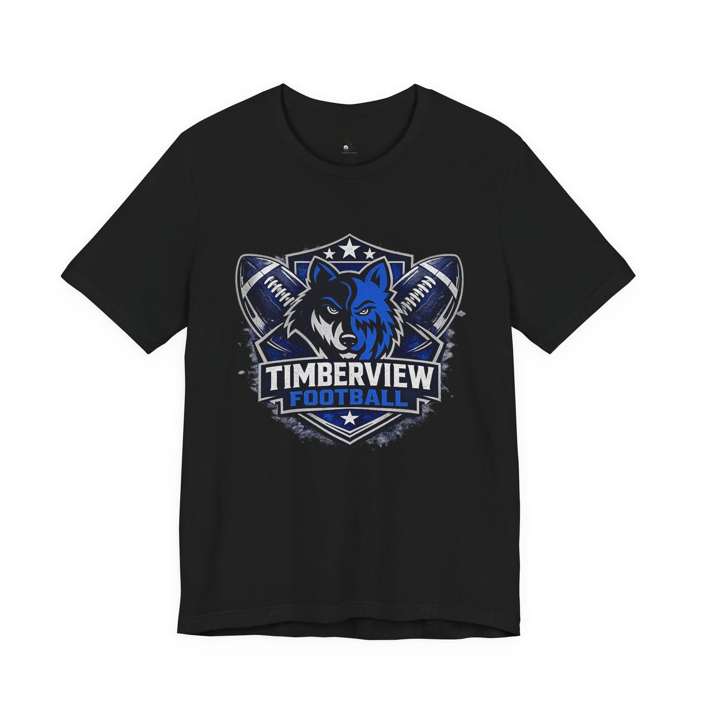 Timberview Football Wolf Logo T-Shirt
