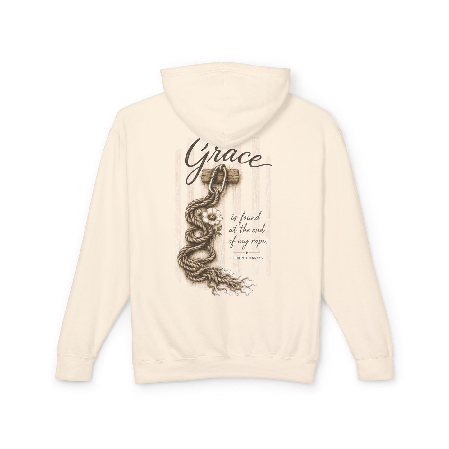 Hope Can Abound Unisex Lightweight Hooded Sweatshirt