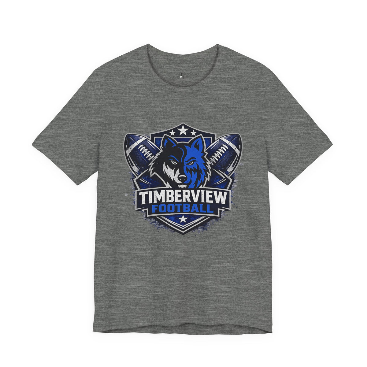 Timberview Football Wolf Logo T-Shirt