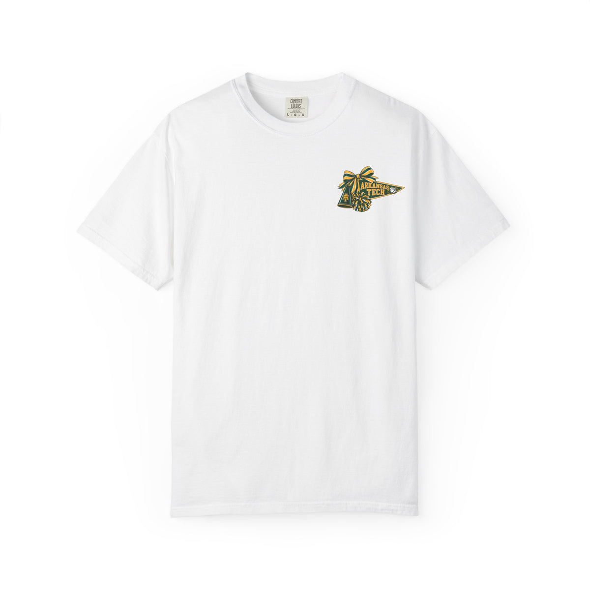 Sideline & Band Mom T-Shirt — "She’s On The Sideline, She Is Also In The Band" Football Cheer Tee