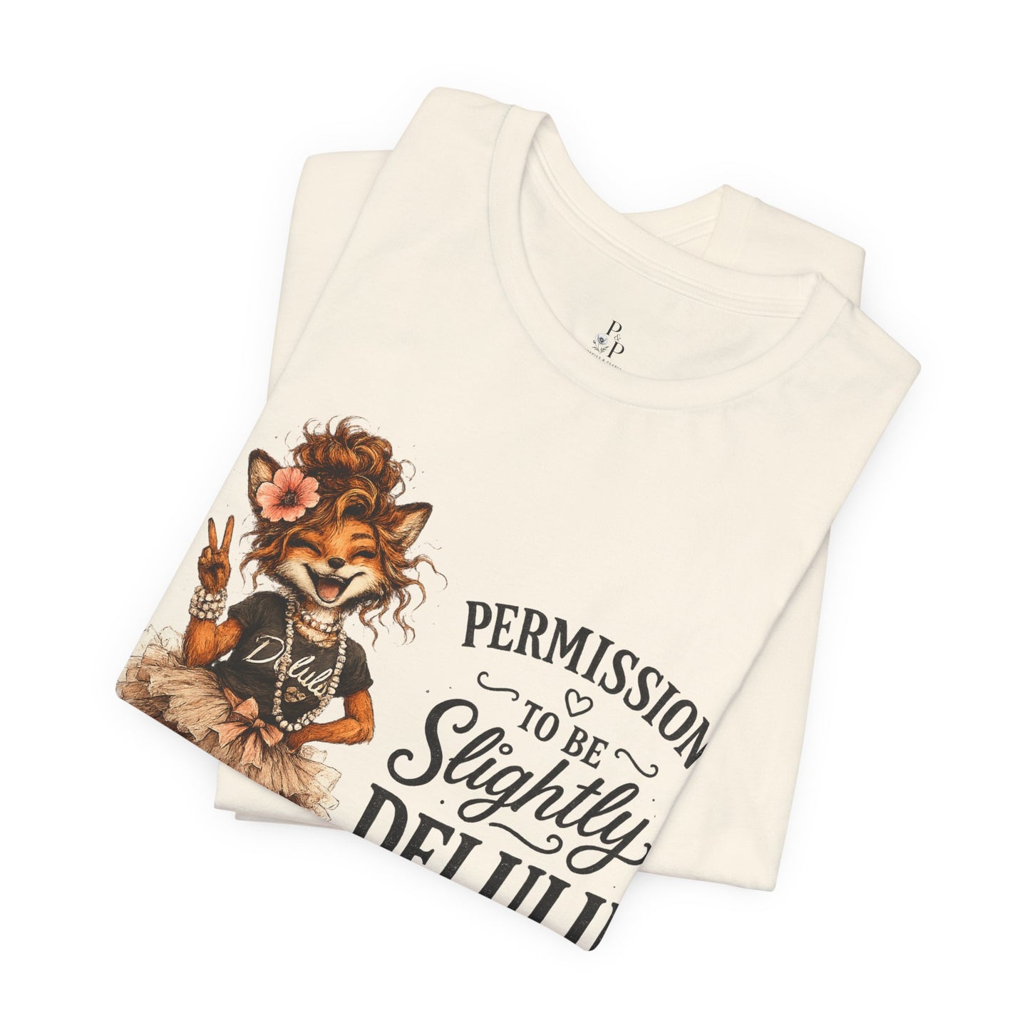Permission to be... Delulu Unisex Jersey Short Sleeve Tee