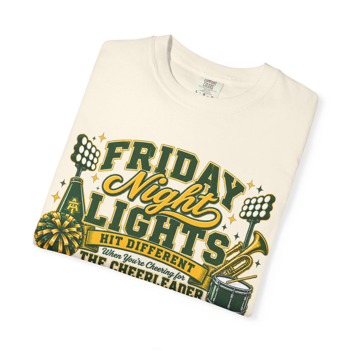Friday Night Lights Football T-Shirt — Cheerleader & Band School Spirit Tee