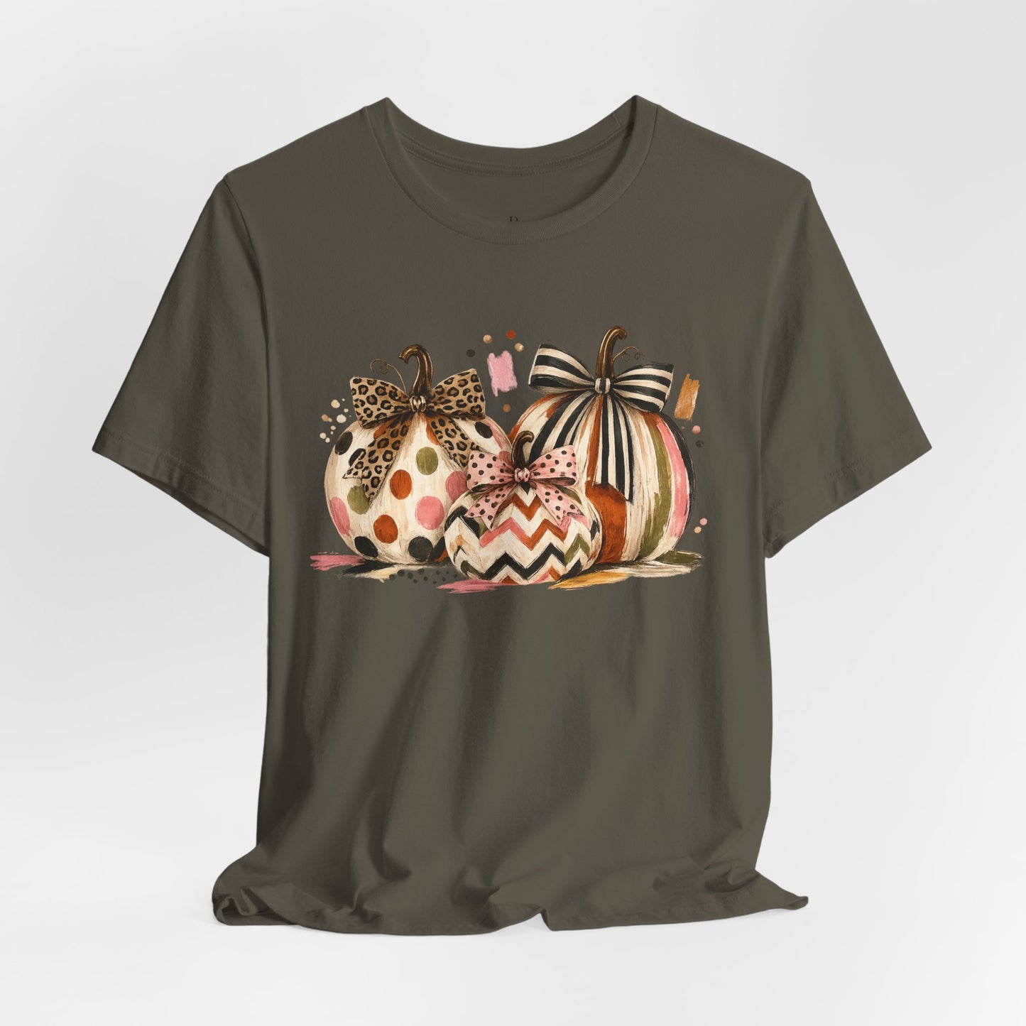 Pretty in Pumpkin | Boutique Fall Graphic Tee 🎀🍂  Jersey Short Sleeve Tee