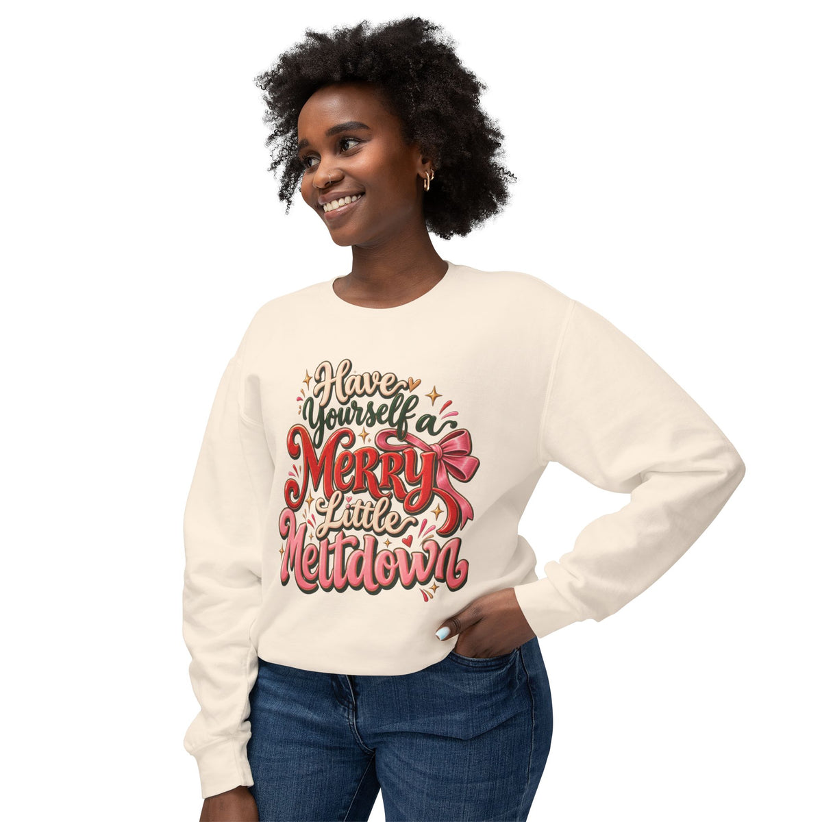 Have Yourself a Merry Little Melltown Sweatshirt | Christmas Typography