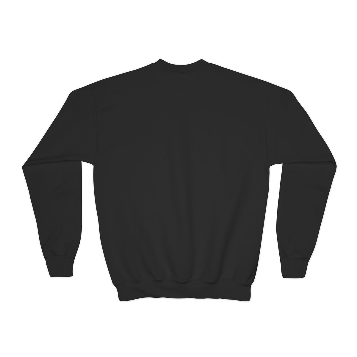 Youth Crewneck Sweatshirt - Blue Sparkle 'Cheer Cougars' Pom Pom Design
