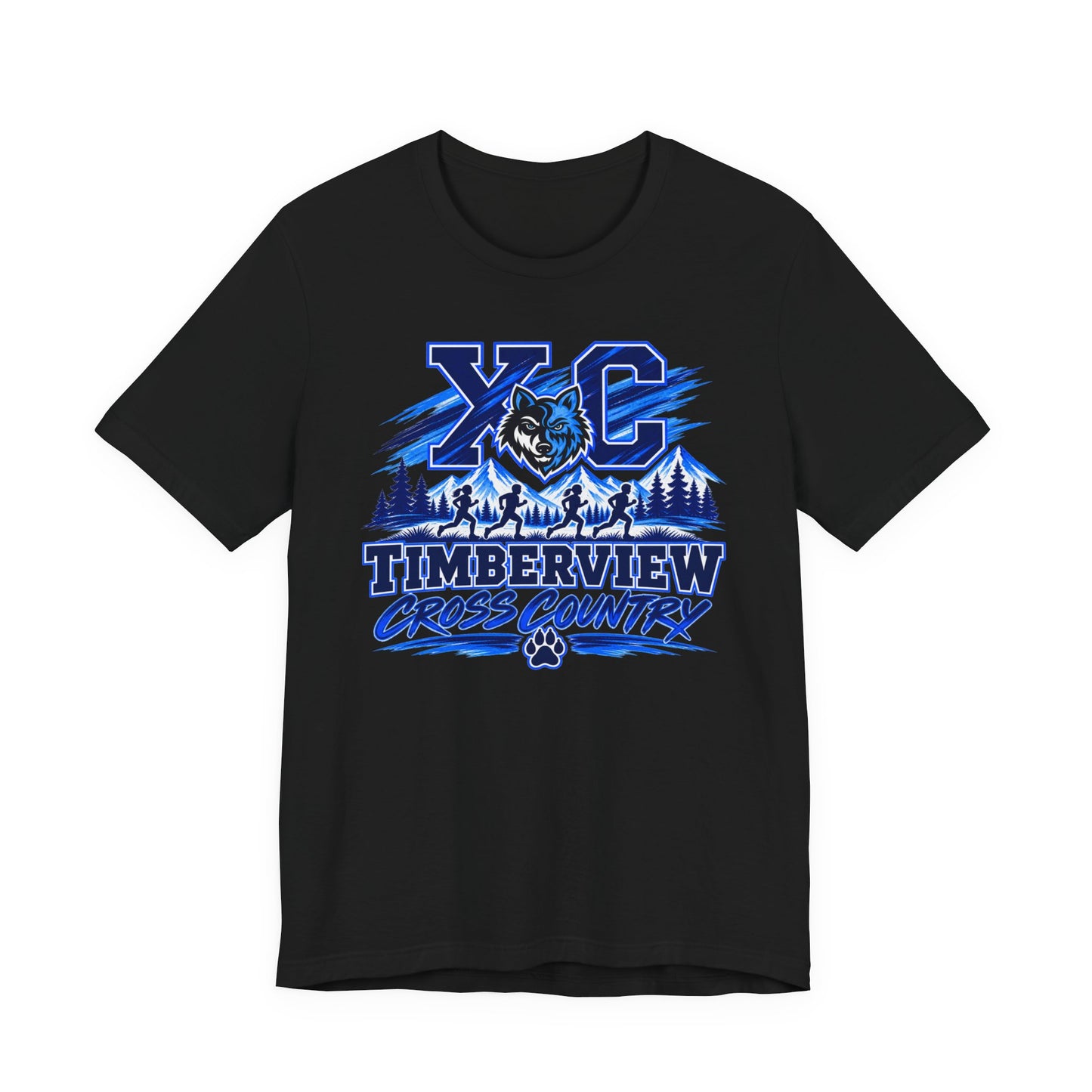 Timberview Cross Country XC Team T-Shirt — School Track & Running Tee
