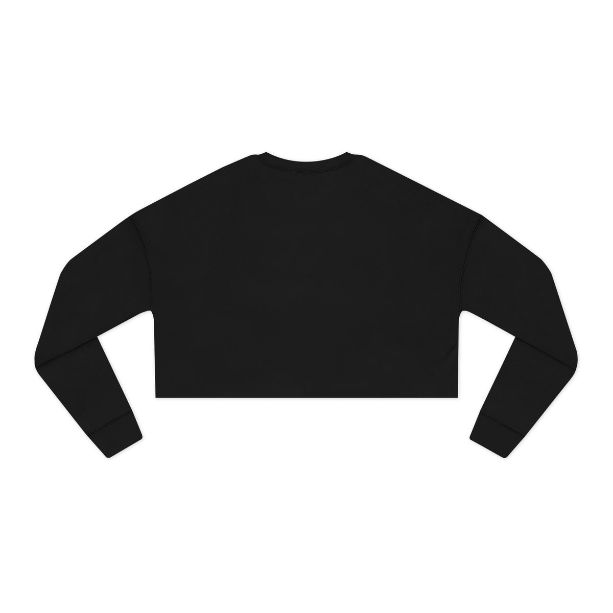 Crockett Retro Logo Cropped Sweatshirt — Womens Athletic Vintage Crewneck
