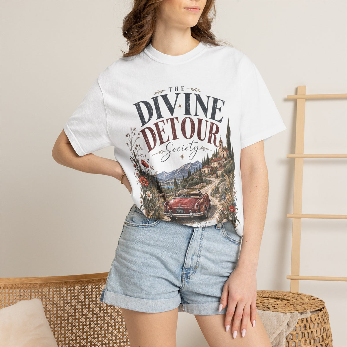 Divine Detour Vintage Road Trip T-Shirt