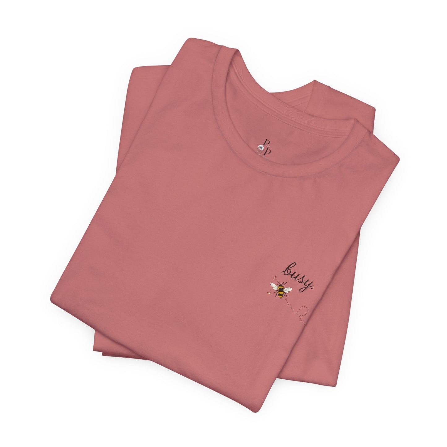 Busy. Be Still. Faith Graphic Tee Unisex Jersey Short Sleeve Tee