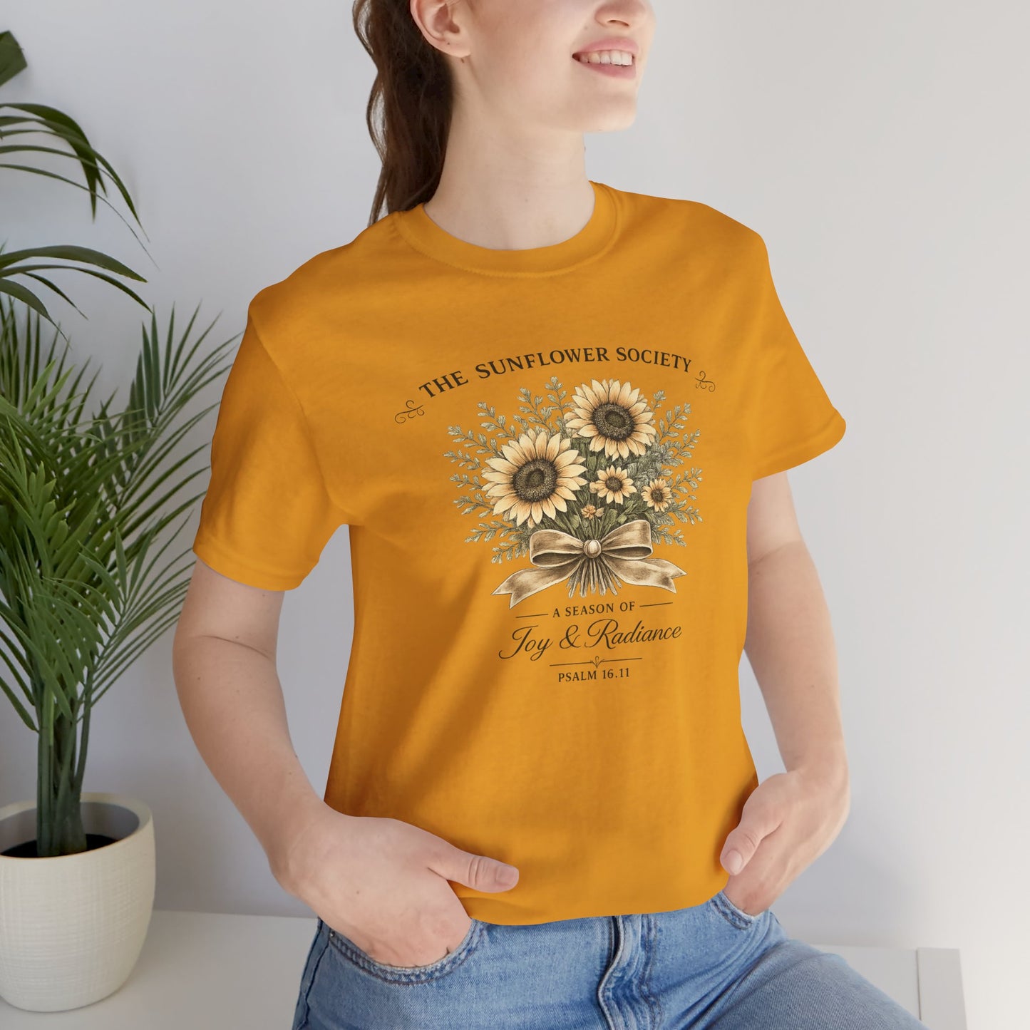The Sunflower Society - Unisex Jersey Short Sleeve Tee