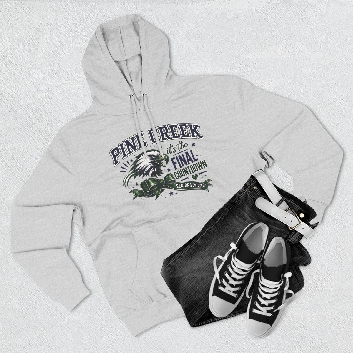 Pine Creek Custom Senior Three-Panel Fleece Hoodie